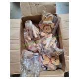 Box of Wooden Teddy Bear Puppets