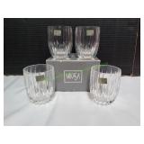 Vtg Mikasa Park Lane Double Old Fashioned Glasses