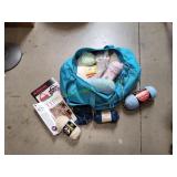 Tote Bag w/ Yarn & Crafting Books