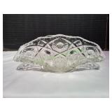 LE Smith Folded Crystal Bowl