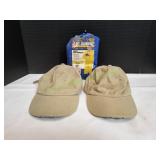 (2) Panther Vision Light Caps w/ 2pc Rainsuit, Lg