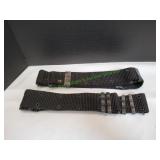 (2) Black Nylon GI Pistol Belts