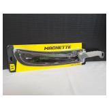 Hawk Machete 15" Blade Black w/ Nylon Sheath