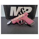 S&W M&P9 Shield Plus 9mm Pistol, Black Cherry
