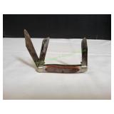 Vtg Old Timer Triple Bladed Pocket Knife