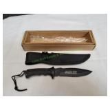 Zombie-War Tactical Team Fixed Blade w/ Sheath
