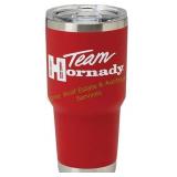 Team Hornady Red Stainless Steel Tumbler, 30oz