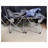 (2) Escalade Camping Portable Side Tables