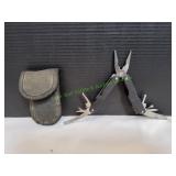 Multi-Tool Pocket Knife Set in Sheath