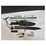 Survivor Fixed Blade w/Survival Kit & Compass