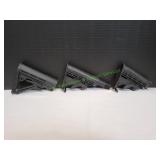 (3) Adjustable AR Butt Stocks