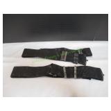 (2) Black Nylon GI Pistol Belts