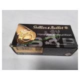 Sellier & Bellot 9mm 115gr FMJ Ammo, 50ct