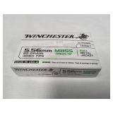 Winchester 5.56mm M855 Green Tip 62ga, FMJ 20ct