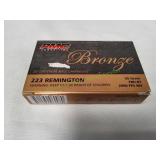 PMC Bronze 223Rem 55gr FMJ-BT Ammo, 20ct