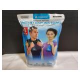 Arctic Cool Instant Cooling Towel, 4pk