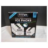 Titan Deep Freeze High Performance Ice Packs, 8ct