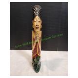 Vtg Hand-Carved Sculpture