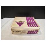 Vtg Anchor Hocking 8pc Snack Set