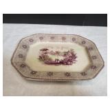 Vtg Sirius Mulberry Transferware Platter