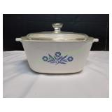 Corning Pyroceram Baking Dish #C-12 w/ Lid
