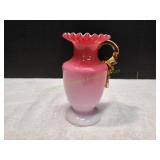 Vtg 6" Stevens & Williams Peach Blow Pitcher