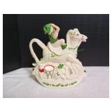 Lenox Holiday Elf & Rocking Horse Teapot