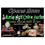 CHECK OUT OUR SATURDAY NIGHT ONLINE AUCTION