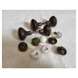 Vtg Pull Knobs & Door Knobs