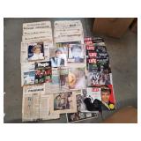 Vtg Newspaper Clippings, Life Magazines & More