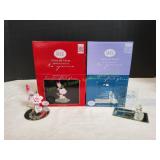 (2) Glass Baron Figures