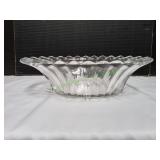 Vtg Heisey Crystolite Oval Fruit Bowl