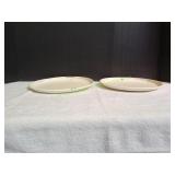 (2) 13" Metal Serving Trays