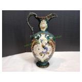 Vtg Victorian Porcelain Ewer Pitcher