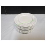 (14) Aynsley Basket Weave Bread Plates