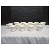 (14) Aynsley Basket Weave Teacups