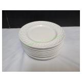 (13) Aynsley Basket Weave Salad Plates