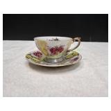 Vtg Registered Celebrate China Teacup w/ Saucer
