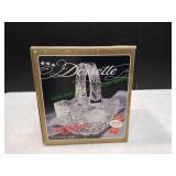 Vtg Anna Hutte Bleikristall Lead Crystal Basket