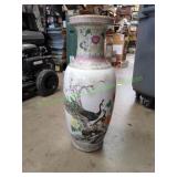 25" Chinese Famille Rose Vase