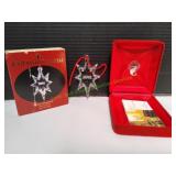 Vtg 4" Waterford Crystal 2002 Star Ornament