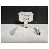 Metal Vintage Bath Towel Rack