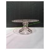 Vtg Anchor Hocking Pedestal Cake Stand
