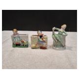 (3) Mini Ceramic Planters