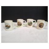 (4) Vtg Spirit of 76 Mugs