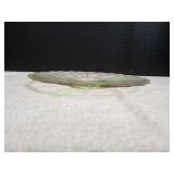 10" Imperial Glass Scroll Flute Clear Plate