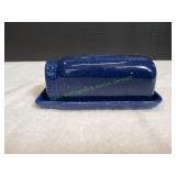 Blue Mason Jar Butter Dish