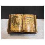 Vtg Religious Decoupage Book