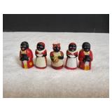 Aunt Jemima & Uncle Moses Ceramic Thimbles