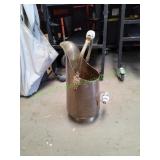 18.5" Vtg Copper Coal Scuttle